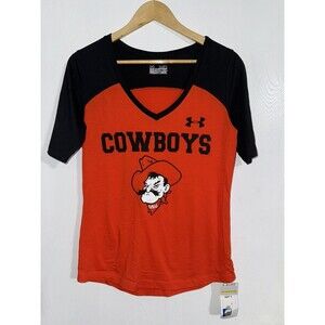 Under Armour Oklahoma State-OSU Cowboys Semi Fitted-T-Shirt Women’s Med-NWT 2010